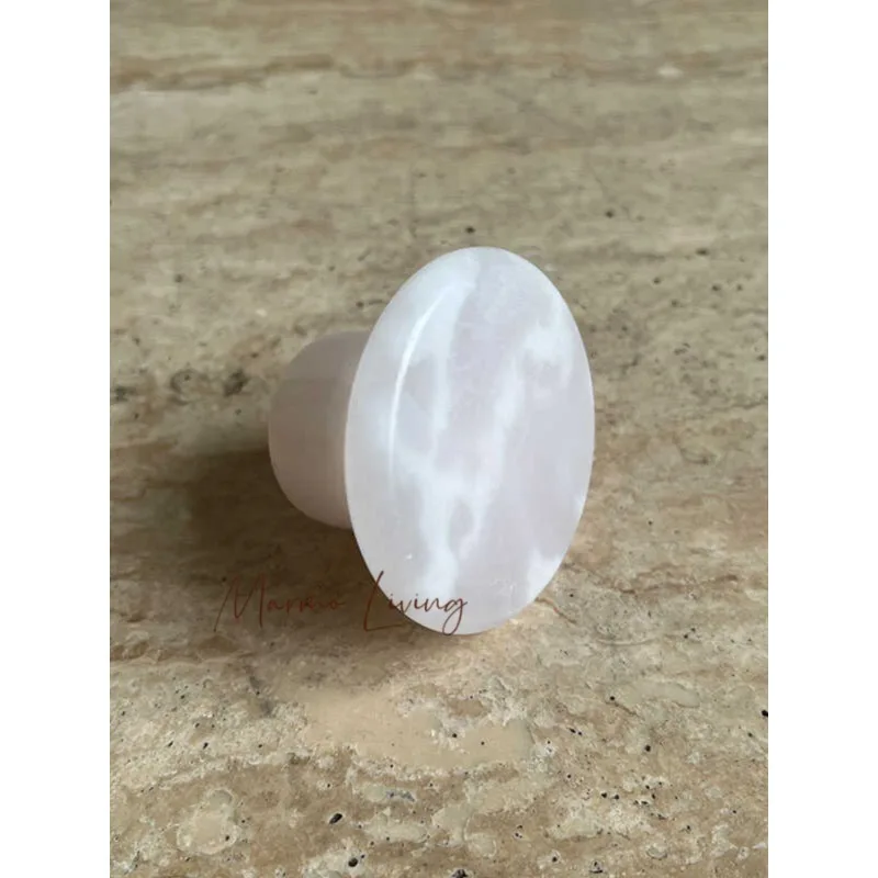 100% pure natural jade small handle wardrobe door handle wooden door clothing store marble wardrobe door drawer handle