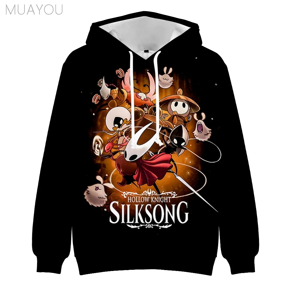 Hollow Knight Silksong sweat à capuche pour homme femmes 3D imprimé vêtements printemps automne loisirs Hollow Knight sweat à capuche