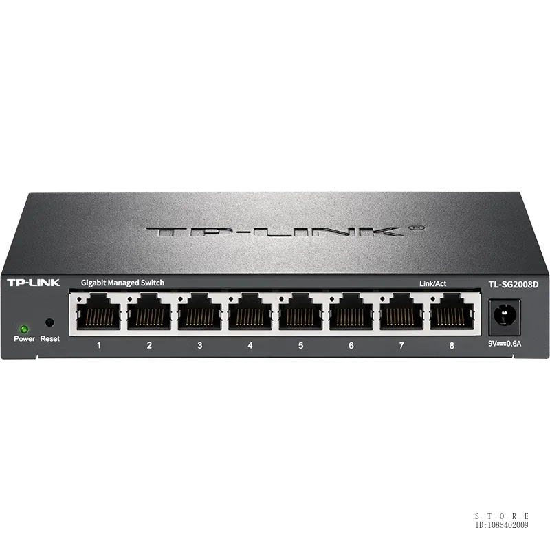 Imagem -04 - Tp-link-switch Gigabit Portas Rj45 Base-t Controle de Banda Gerenciamento Web Vlan 802.1q 10 100 1000 Tl-sg2008d