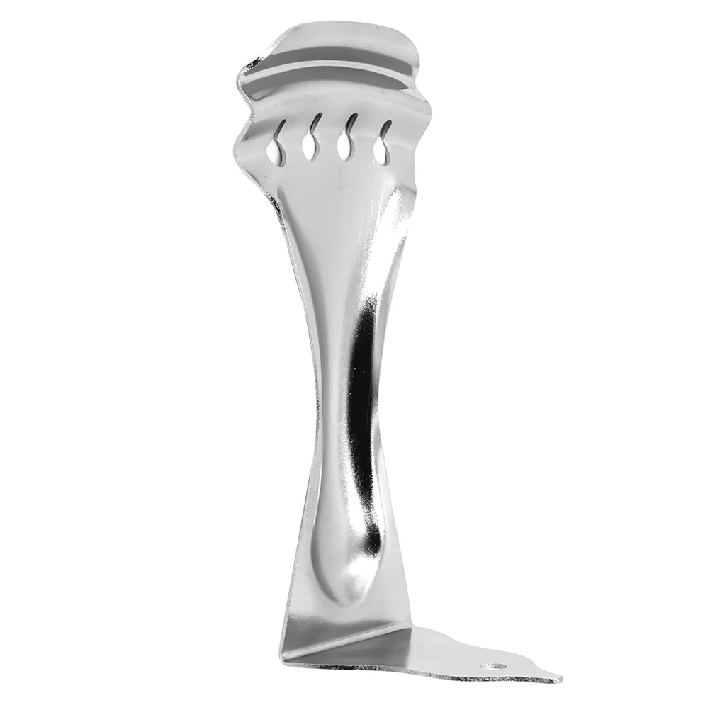 

Four String Guitar Tailpiece Silver Resonator Electric Parts Accessories Replacement Hardtail Bridge Metal Durability