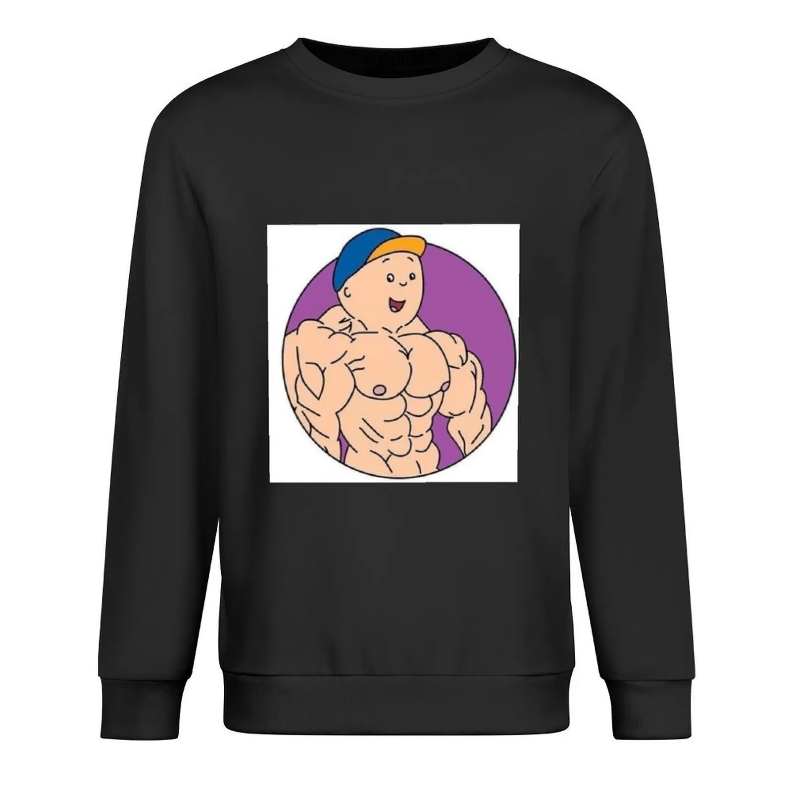 

Buff Af Caillou Pullover men's clothes japanese style mens clothing anime clothes oversize sweatshirt