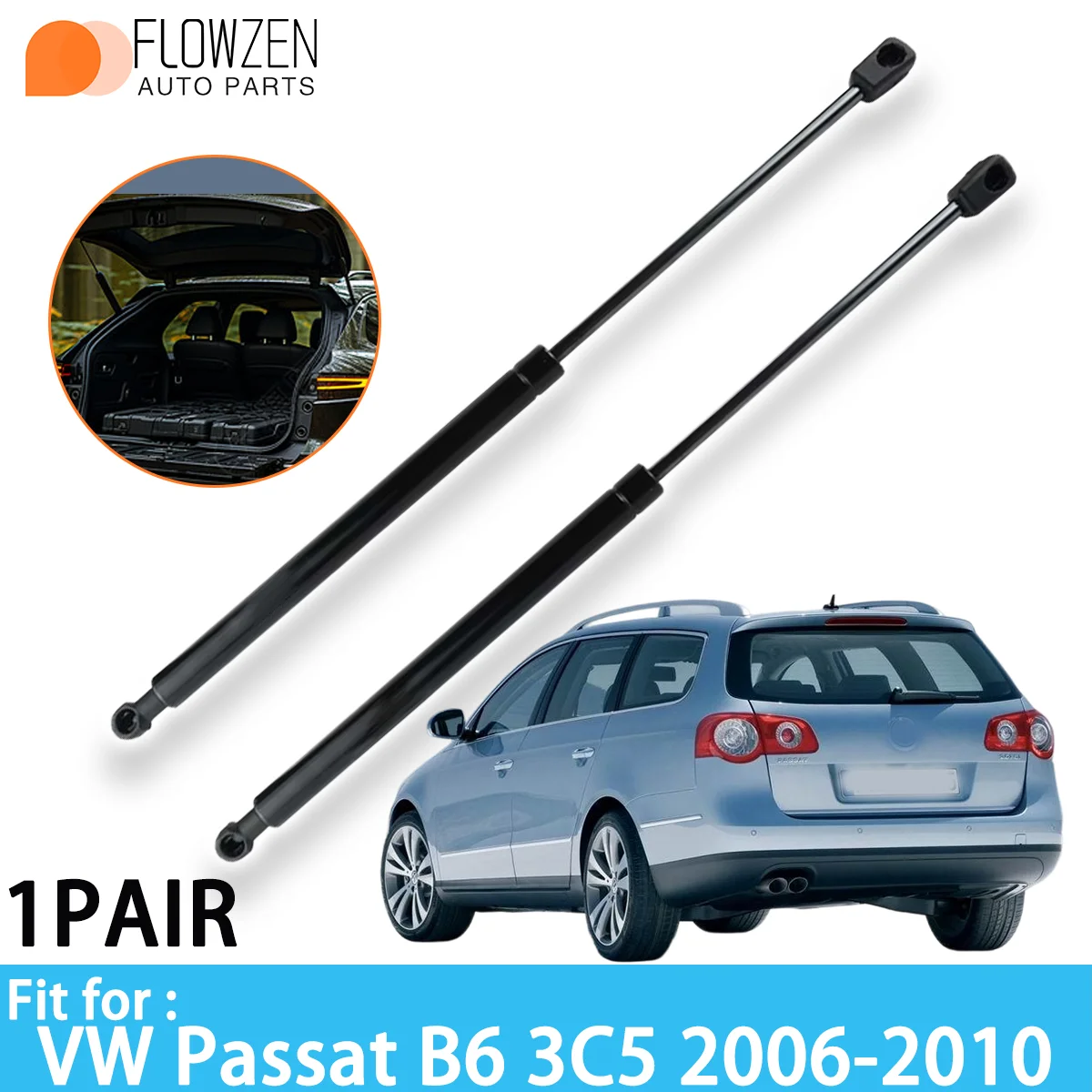 

Газовые упоры (амортизаторы) багажника для VW Passat B6 3C5 2005-2011, задний амортизатор, пружинный стержень, приводной стержень, OE 3C9827550A 3C9827550 3C9827550B