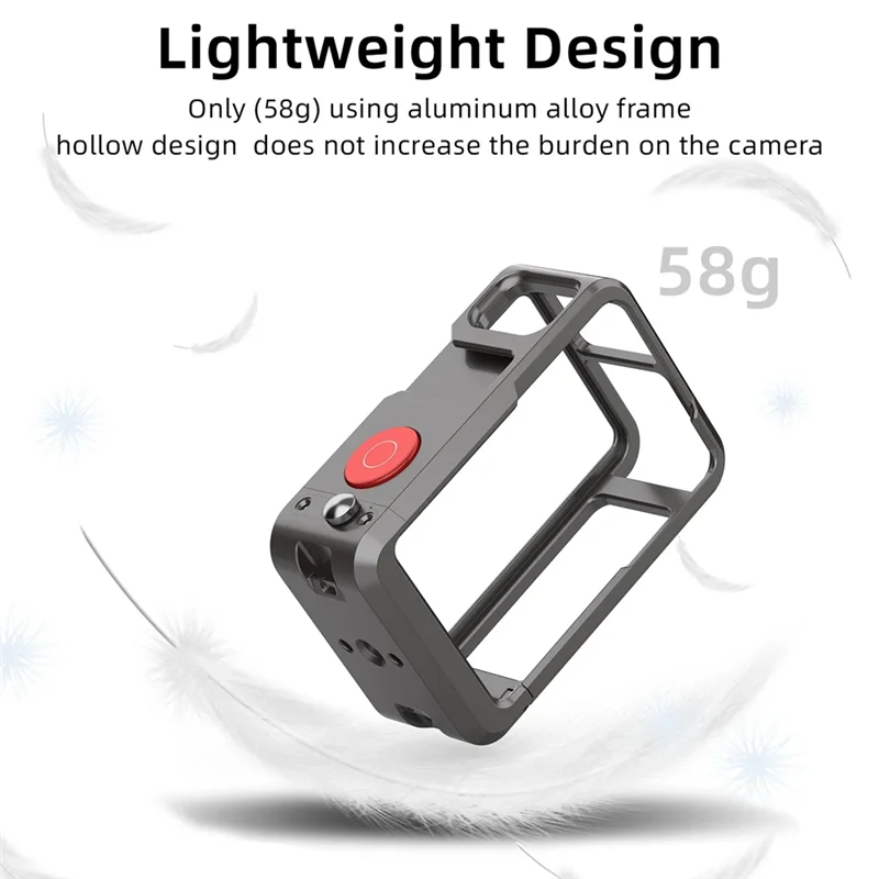 A93P Rama ochronna do DJI Action 5 Pro/4/3 ze stopu aluminium do DJI Action 5 Pro/4/3 Rama ochronna