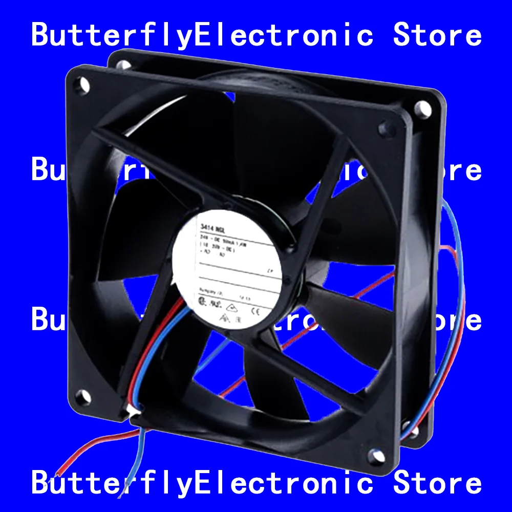 

ОРИГИНАЛЬНЫЙ НОВЫЙ 3414NGL 3414 NGL 24 В постоянного тока 58 мА 1,4 Вт охлаждающий вентилятор 9225 9 СМ 92*92*25 ММ