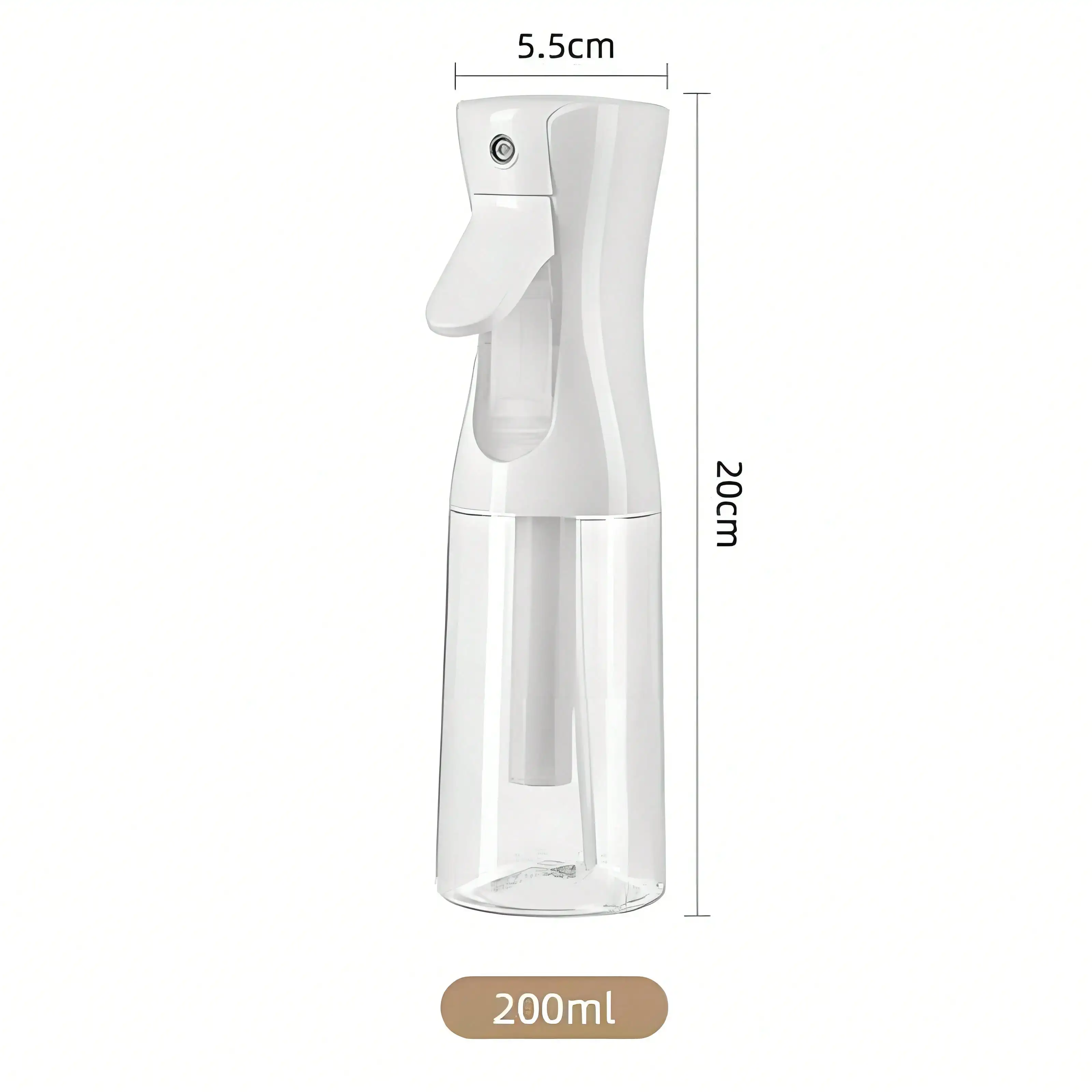 200ml プロフェッショナルスプレーボトル - サロン/家庭用ファインミストスプレー、BPAフリーPET ✔ 調整可能なノズルと漏れ防止