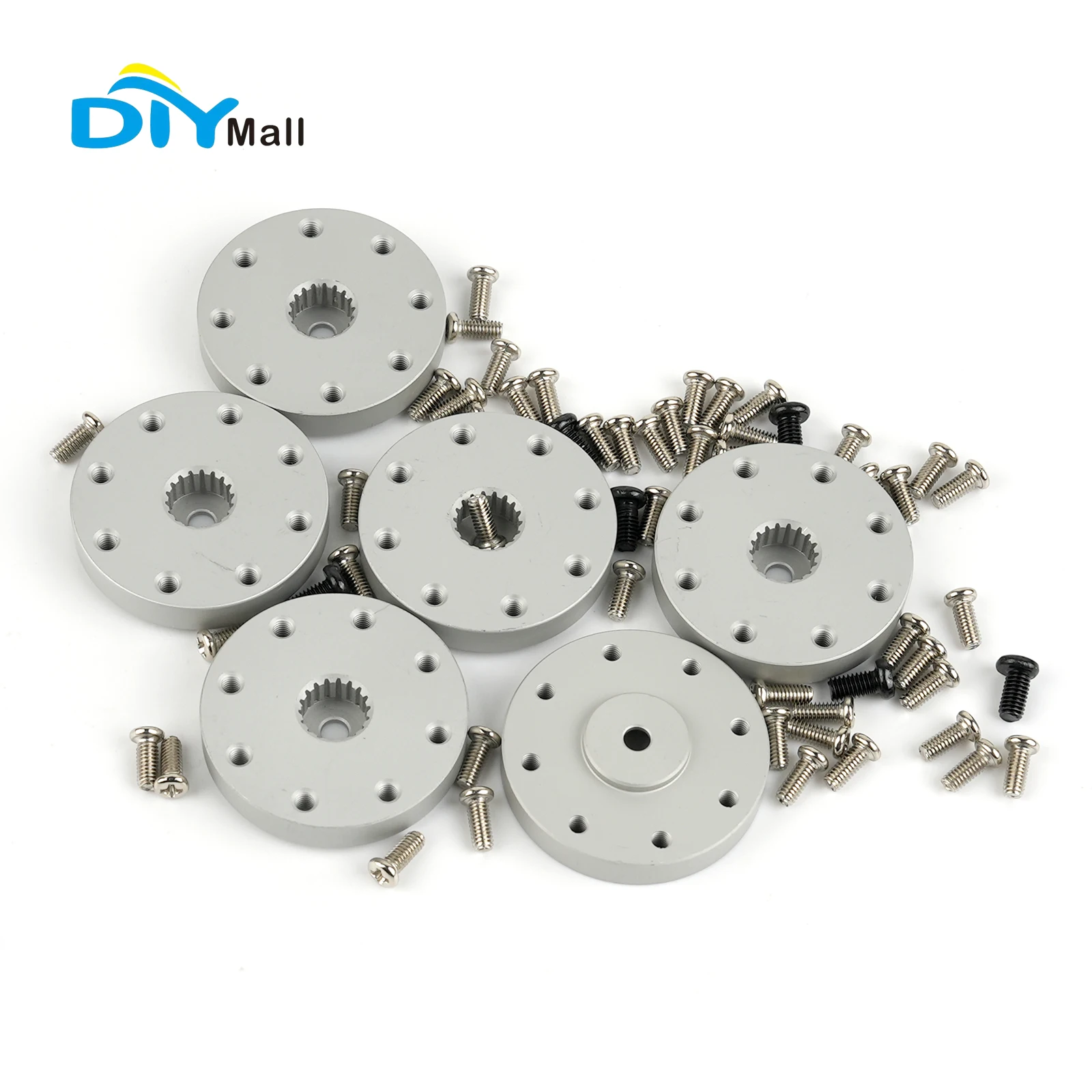 Aluminum Servo Arm 18T Metal Horn Kit for MG995 MG996 RC Model Cars and Aircrafts, Durable CNC Upgrade, 5PCS or 10PCS Available