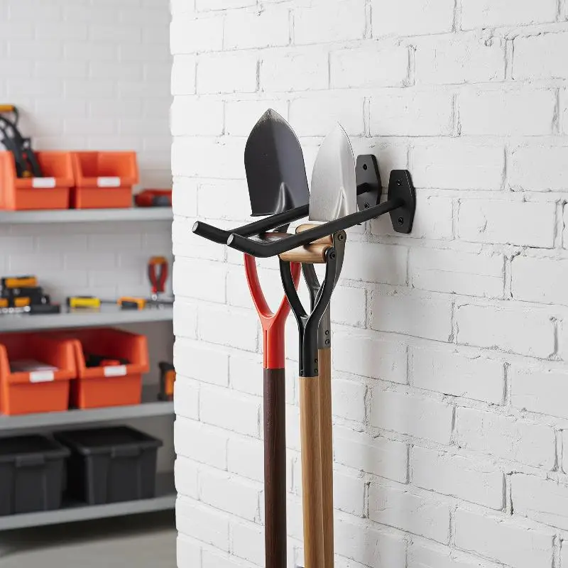 1PC Carbon Steel Garage Hooks 20KG Heavy Load Wall Mounted Utility Hanger for Bikes Ladders Sports Gear Garage Storage