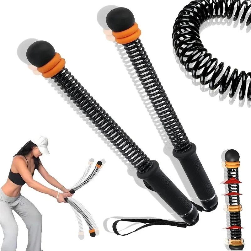 Ropeless Battle Rope Fitness Training Rope Equipment Adjustable Resistance For Home Gym Full Body Workout Ropeless Battle Rope