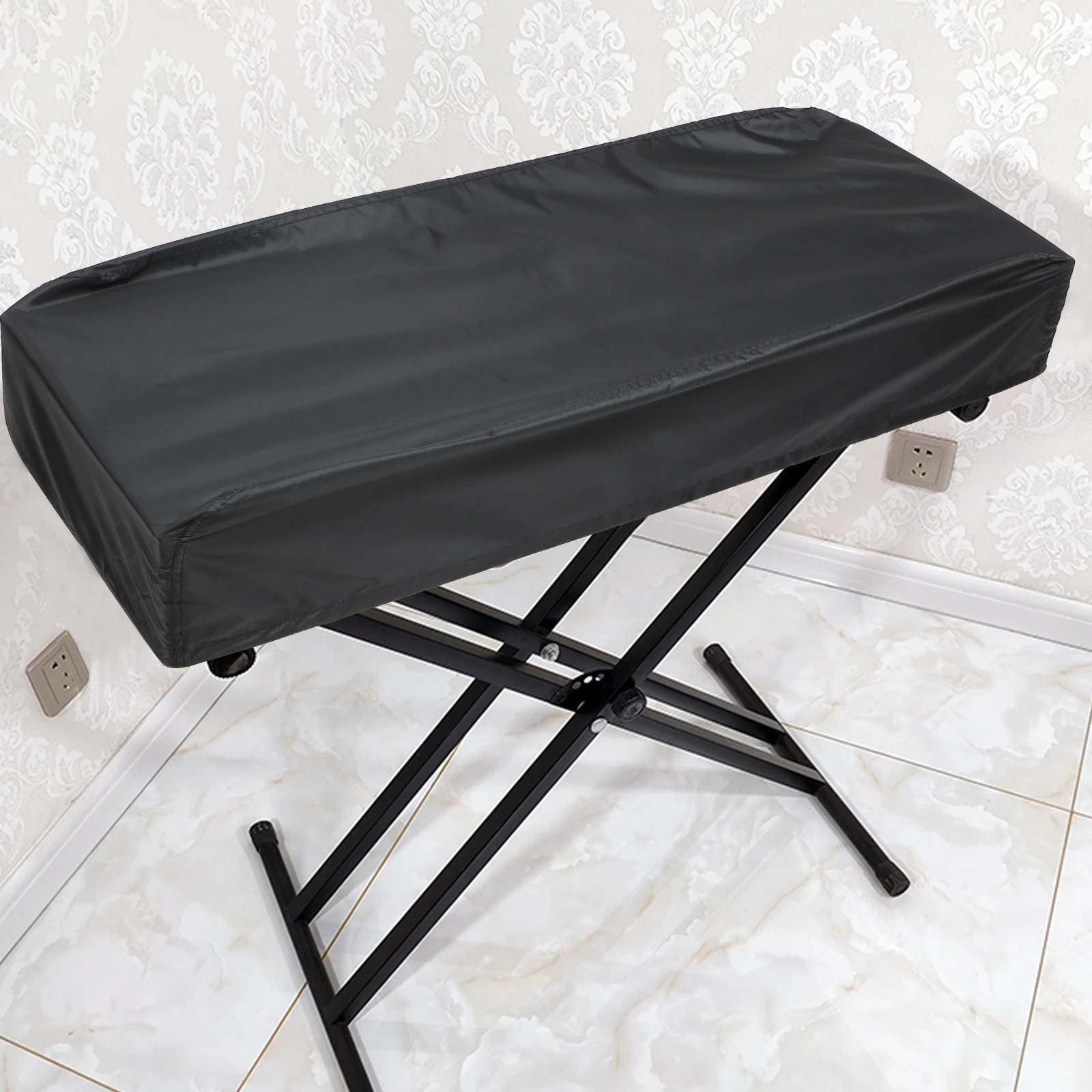 

Electronic Piano Keyboard Dustproof Cover 61 Key Waterproof Elastic Sleeve Protects Scratches Clean Hygienic Reusable Musical