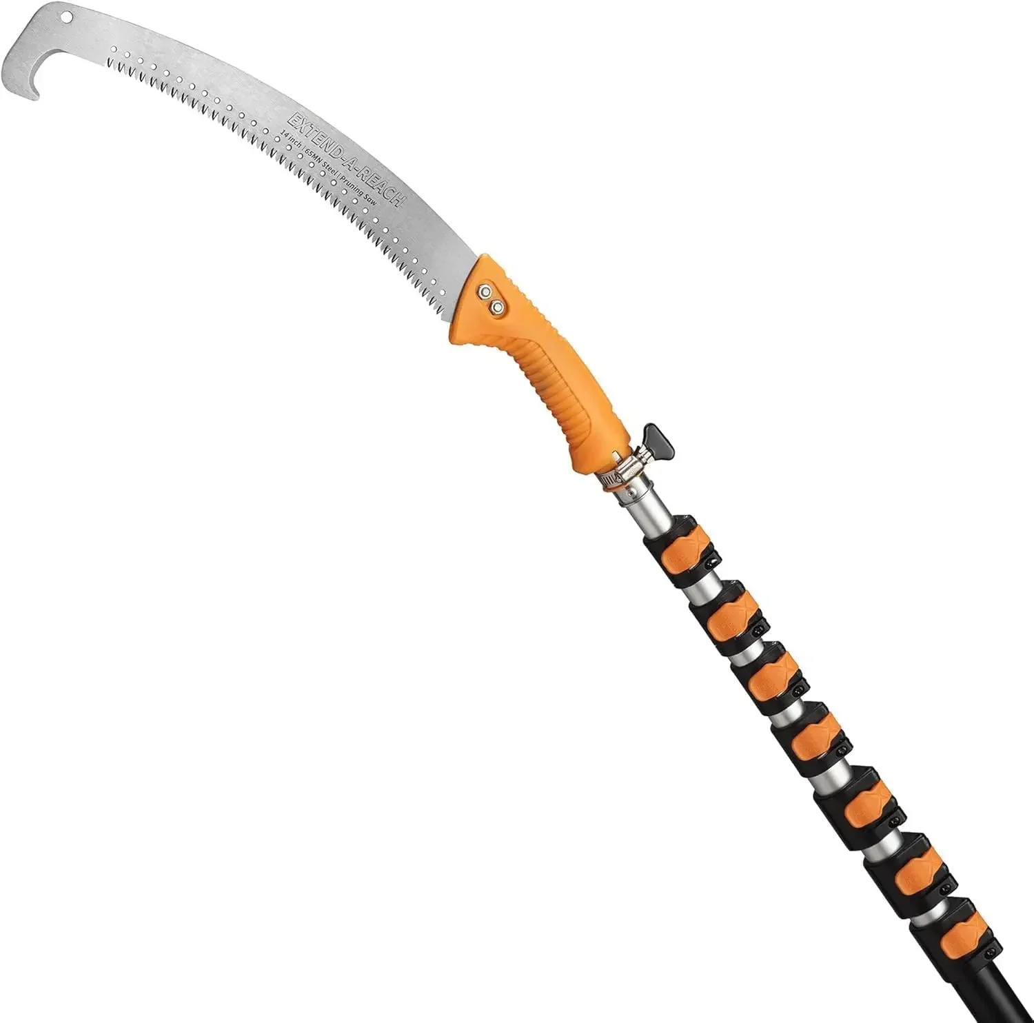 5-30 ft Pole Saw for Tree Trimming // Manual Telescopic Long Pole Tree Trimmer // Tree Trimming Saw with Extension Pole // The U
