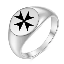 Customized Signet Ring Engrave Name Copule Jewelry Stainless Steel Round Mens For Family Wedding Personalized Gifts Anniversary