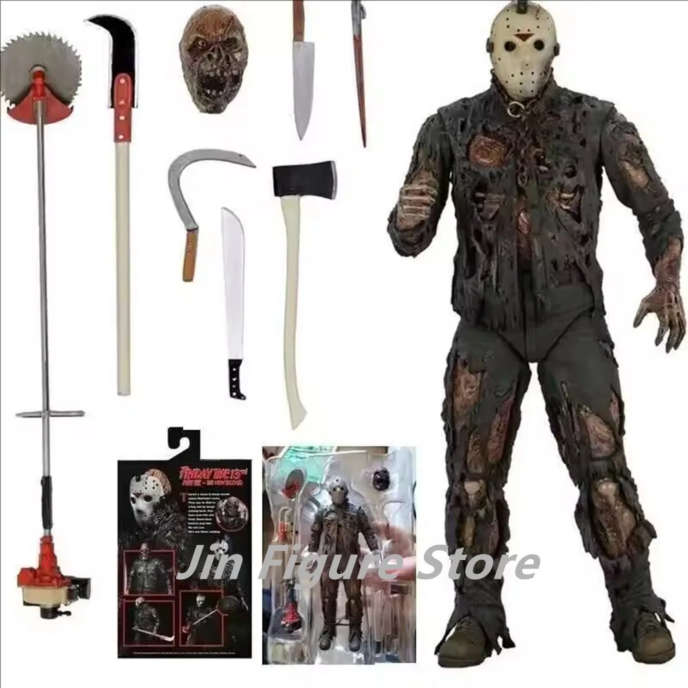 

18cm Neca 42003 Jason Black Friday New Blood Edition 7-Inch Boxed Movable Doll Hand-Made Model Christmas Gift