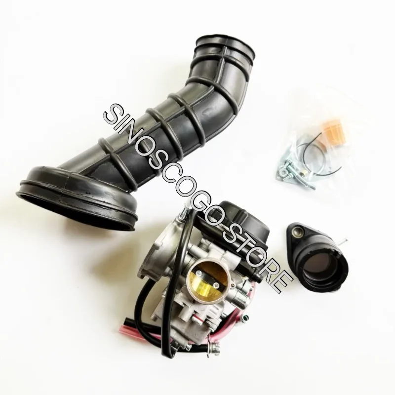 CF500 Carburetor Original Intake Manifold Air Filter Exhaust Pipe For CFMOTO Cforce 500 X5 ATV Quad 0180-100000 0180-110008