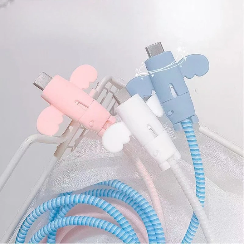 Universal Data Cable, Protective Cover Head, Anti-charging Cable, Protective Cover Cable, Mobile Phone Cable Head, Student Nano