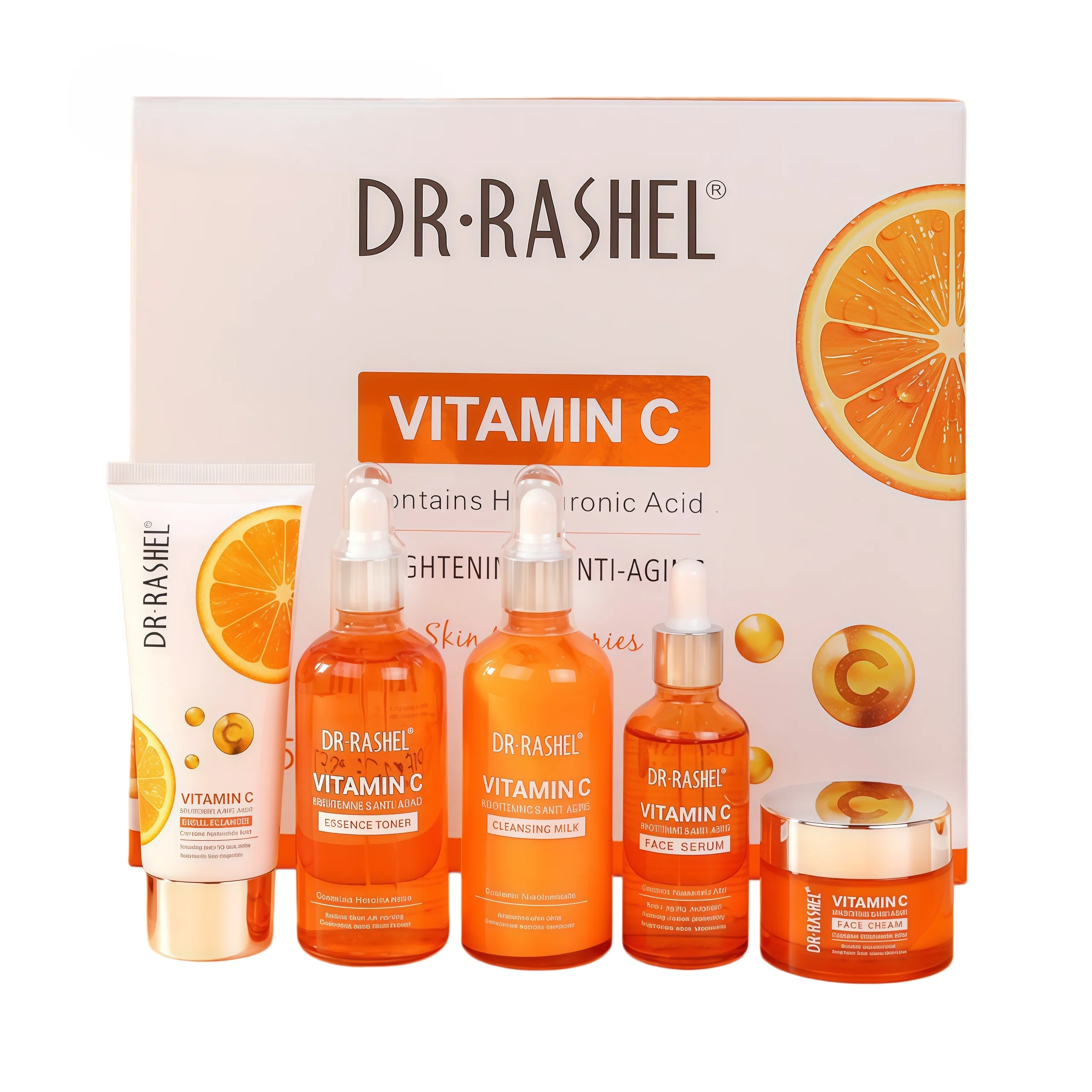 DR·RASHEL Hyaluronsäure-Hautpflegeset Tiefenhydratation Antioxidans Perfekt als Geschenk – Detail 5