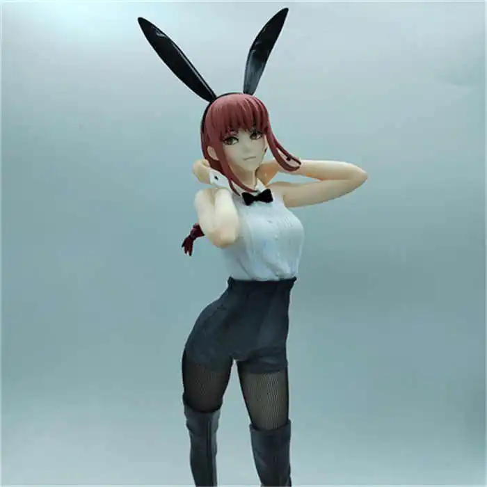 30cm Original Genuine FuRyu BiCute Bunnies Makima Bunny Girl Anime Figure Children's Gift Chainsaw Man Anime Figure Ornament Toy