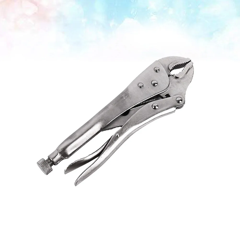 

Locking Pliers Ground Mouth Straight Jaw Lock Clamp Hand Cutting Pliers for Industry(Pliers Ground Mouth 7 inches)