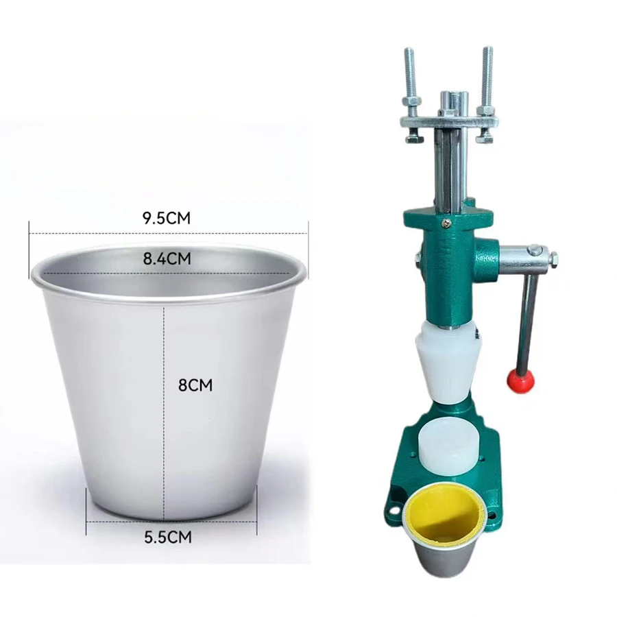 New Mini Egg Tart Maker-Manual Tartlet Machine High Productivity Lightweight Iron Construction