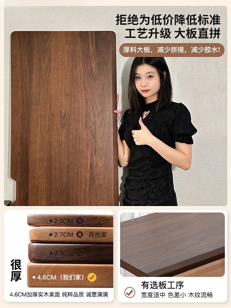 Scrivania per computer ad angolo in legno massello desktop casa camera da letto scrivania ad angolo a forma di L e-sport