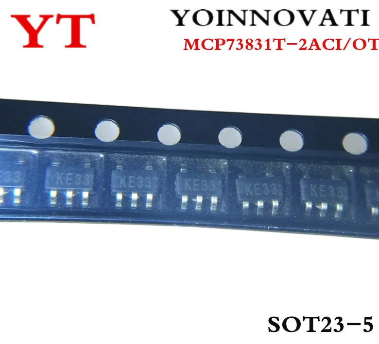 

50pcs/lot MCP73831T-2ACI/OT MCP73831T-2ACI SOT-23-5 MCP73831 CONTROLLR LI-ION 4.2V Best quality