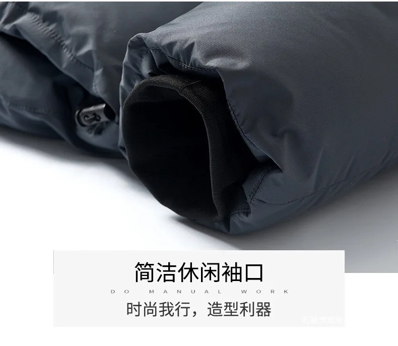 New Autumn/Winter Fashion Solid Color Thickened Warm Windproof Hooded Cotton Jacket Men's Casual Loose Sports Plus Size Coat