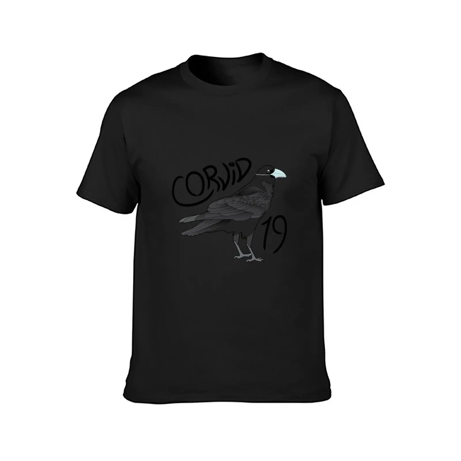 CORVID-19 T-Shirt vintage korean fashion designer t shirt men