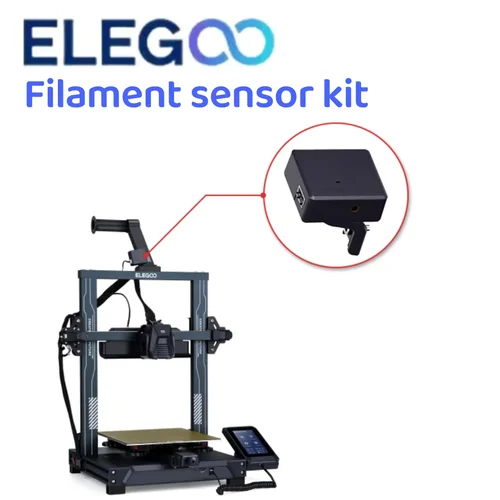 Imagen 2 del producto ELEGOO Neptune 3Max/3pro/3plus/3 Sensor de escurridor de filamentos, Detector inteligente de rotura de filamentos para impresora 3D, serie Neptune 3