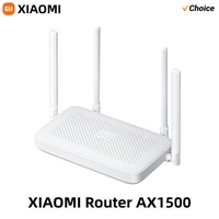 XIAOMI Router AX1500 2.4G/5.0GHz WiFi 6 Dual Band Mesh WiFi 6 Repeater Children Online Protection APP Control