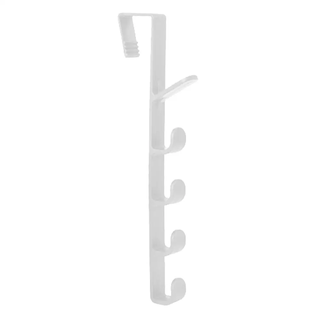Bedroom Door Hanger Clothes Hanging Rack Over The Door Purse Holder 5 Hooks For Bag Rails Ithout Drilling Storage Rack M4b5
