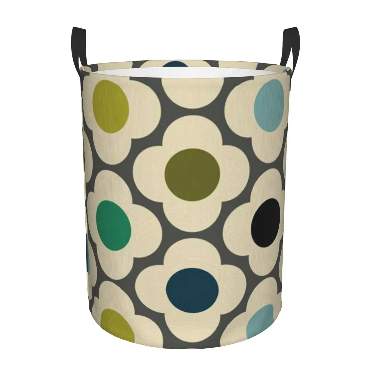 personalized Orla Kiely Flowers Abstract Laundry Hamper Large Clothes Storage Basket Geometric Toys Bin Organizer for Kids