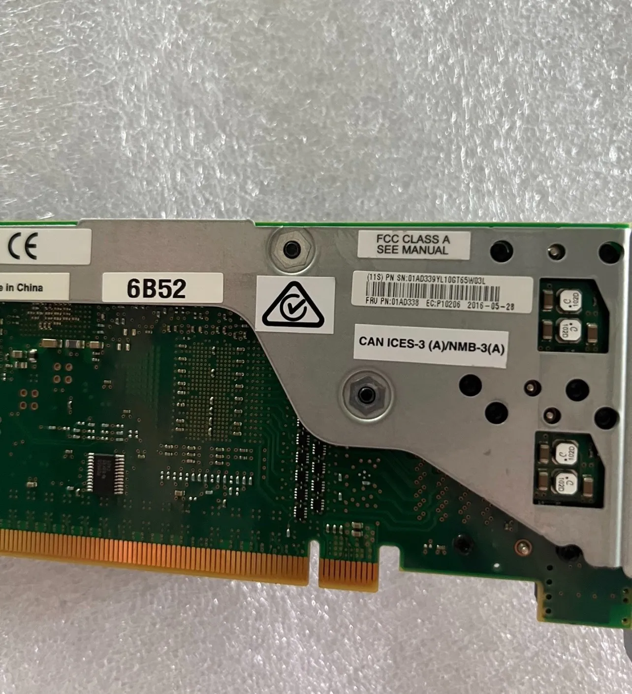 

01AD338 01AD339 6B52 Модуль расширения оптоволоконного адаптера Power8 S822