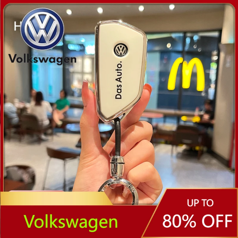 

Чехол-протектор для смарт-ключа Volkswagen VW с 3 кнопками, из TPU, для VW Volkswagen Golf 8 MK8 Leon, брелок для ключей.