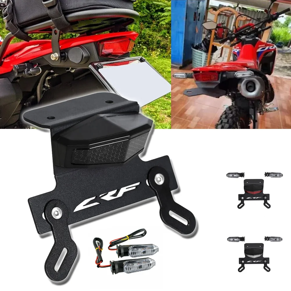 

Motorcycle Fender Eliminator Tail Tidy Led Tail Turn Signal Light For HONDA CRF300L CRF 300L RALLY 2021 2022 2023 2024