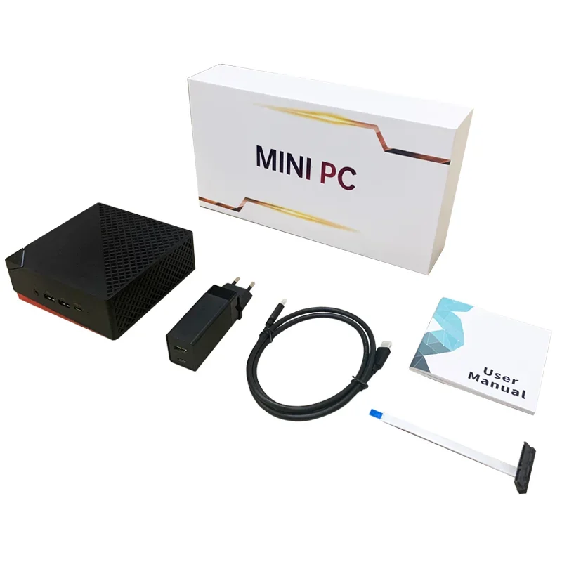 Helorpc Mini PC AMD Ryzen 5 5600U Windows11 2x DDR4 4K UHD WiFi6 2.5G LAN  Bluetooth5.0 Desktop Computer