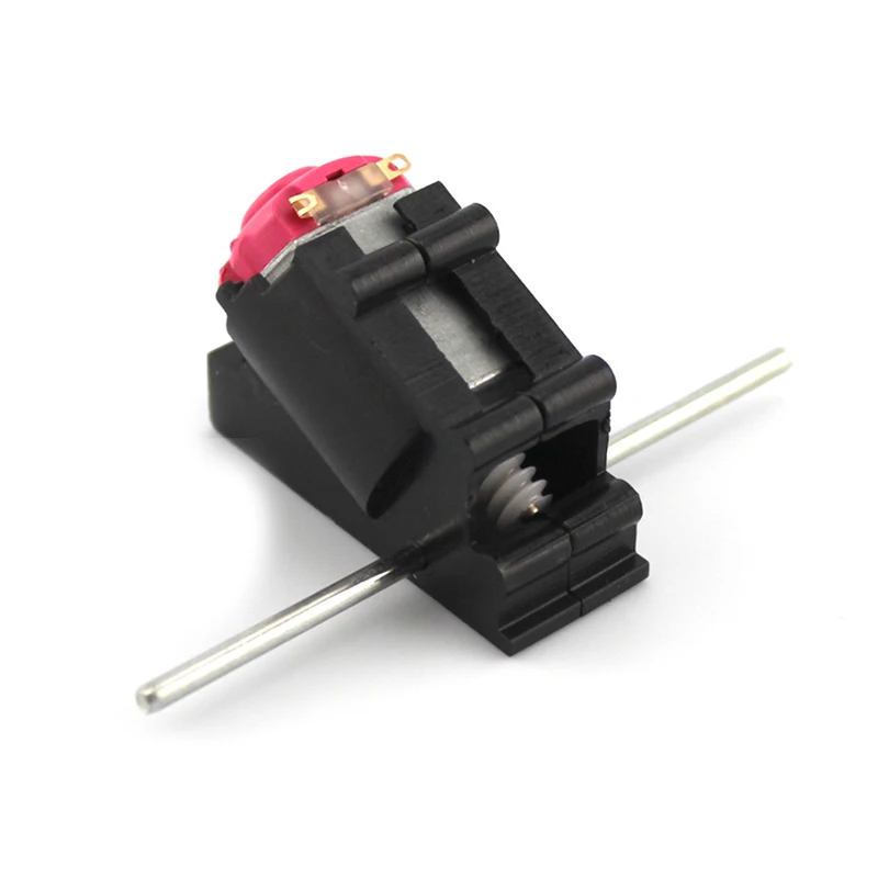 มอเตอร์เกียร์เฉียงสองเพลาคุณภาพสูงสำหรับรถบังคับวิทยุ เรือ รถถัง ของเล่นจำลอง