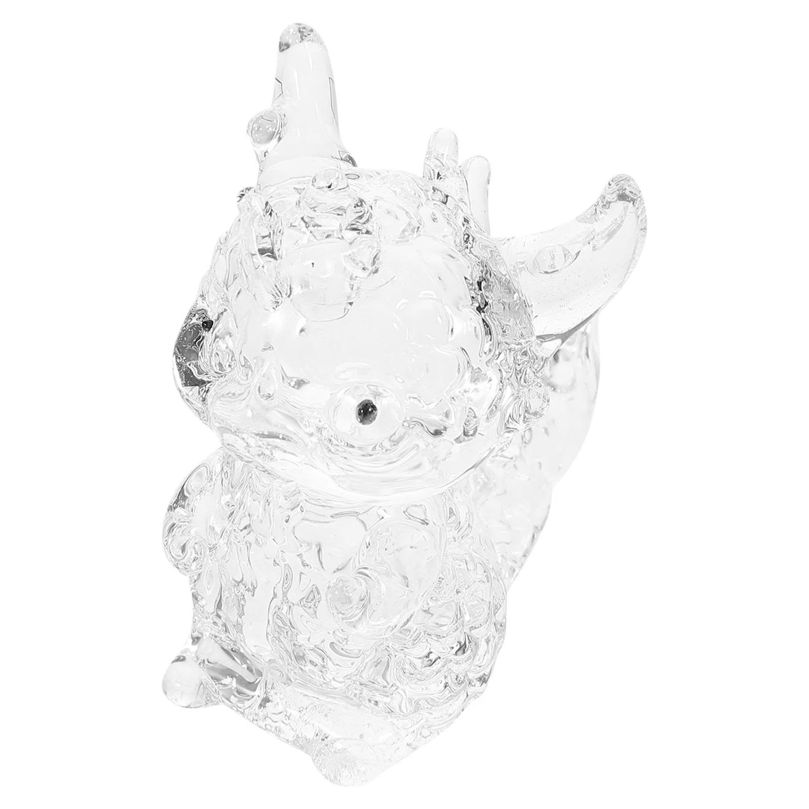 

Crystal Dragon Sculpture Compact Mini Animal Decoration Desktop Ornament for Home Study Office Decor Desk Decor
