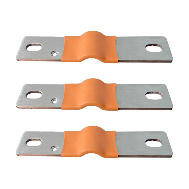 RMWIN-Busbar Connector Lifepo4 Battery Flexible Copper Connecter 74Mm 3Mm For 280Ah 320Ah Lifepo4 Battery Protector