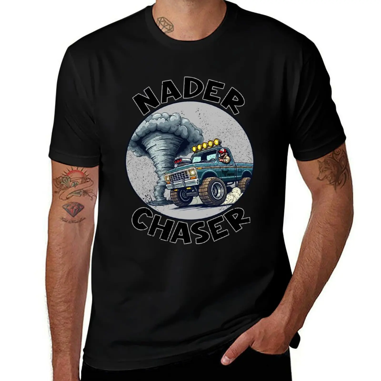 

Nader Chaser T-Shirt luxury designer vintage t shirts anime shirt outfits for men