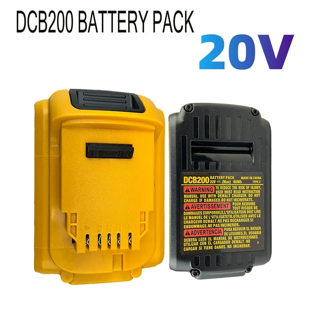 充電式電動工具バッテリー,20v,3000mah,dcb200,dcb203,dcb181,dcb180,dcb200,dcb201,DCB201-2,l50用