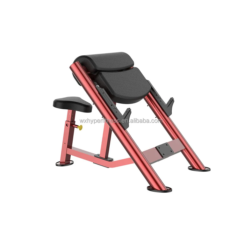 

High Quality Commercial Use Gym Fitness Equipment Factory Sales Preacher Curl Q235 Foldable Metal with Custom Logo