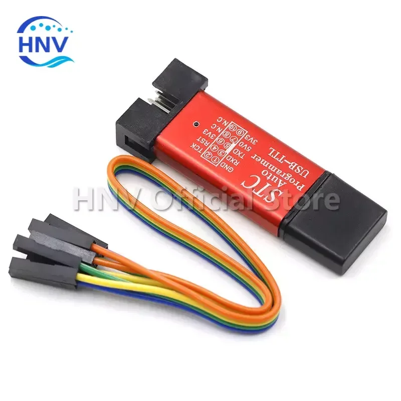 Automatic MCU STC 51 Microcontroller Downloader Auto Programmer / 3.3V 5V Universal / Dual Voltage USB to TTL DownLoad Cable