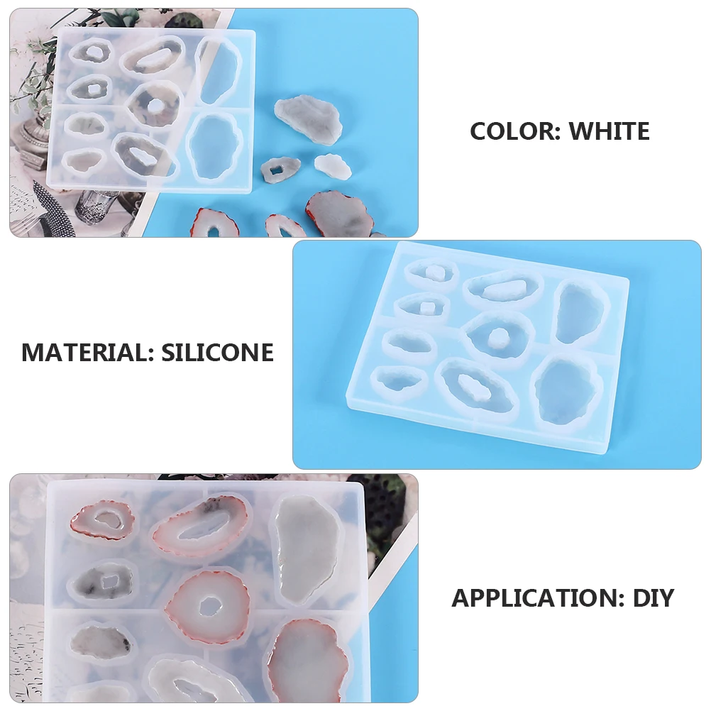 

Silicone Earring Pendant Mold Crystal DIY Supplies Jewelry Making Hanging Decor Accessories Mold Non stick Easy Clean Beautiful