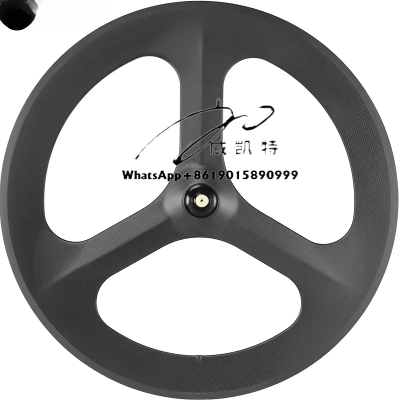 Carbon Clincher Wheelset 700c Wheel Fixed Gear  Carbon Wheels Bicycle Parts for  Front and Rear Closed Carbon Wheel