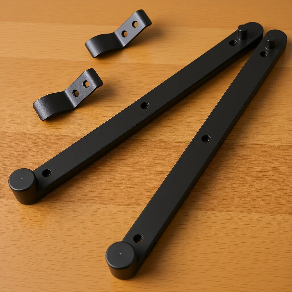 

1 set 1 Set Flip-Up Door Guide Heavy Duty Drawer Slides Self Adhesive Furniture Guide Rails Punch Free Undermount Sliding Tracks