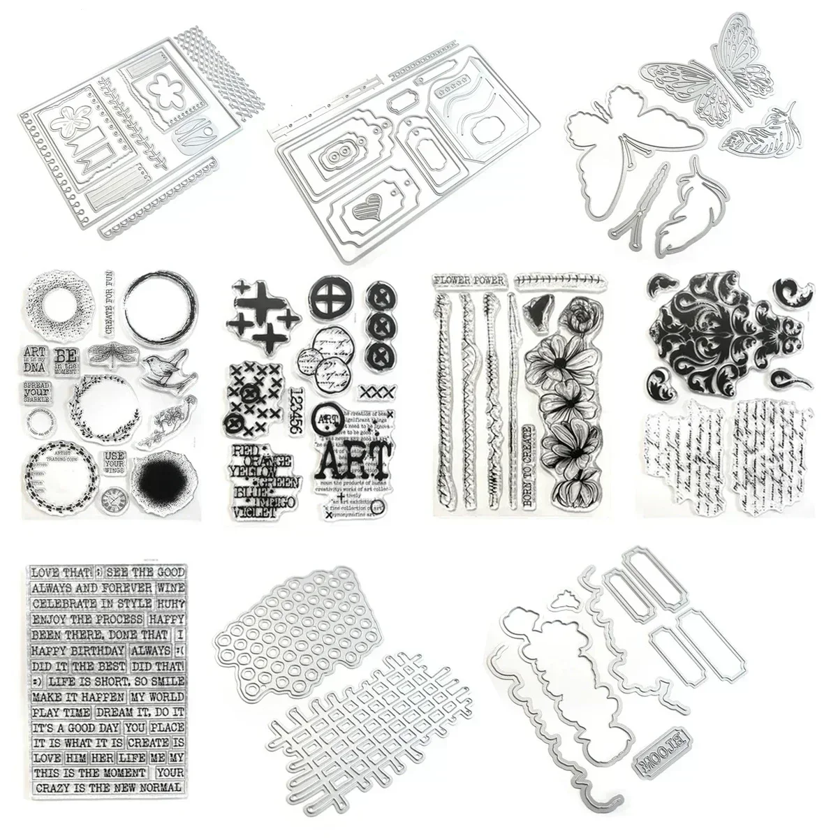 

New 2024 Metal Cutting dies scrapbook practice Photo album decoration process diy Scrapbooking Photo Album Decorative Embossing