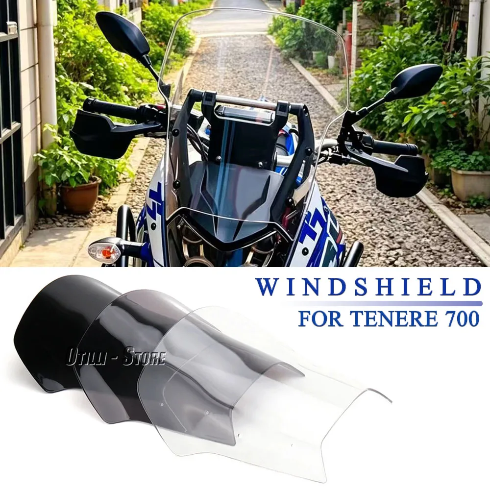 

Tenere 700 New Motorcycle Wind Windshield Windscreen Screen Fairing For Yamaha Tenere700 TENERE 700 XT700Z 2021 2022 2023 2024