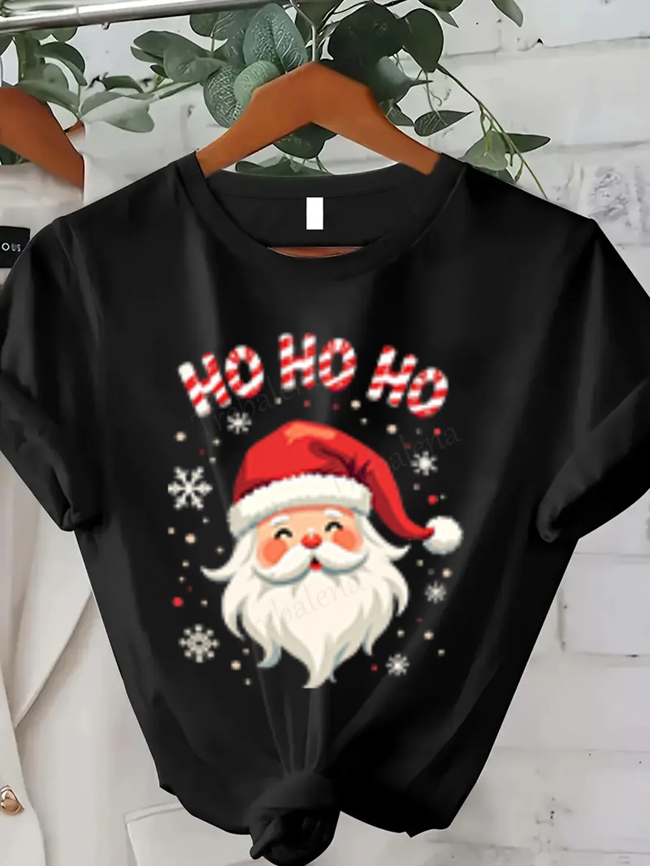 T-shirt da donna Natale Babbo Natale Ho Ho Ho T-shirt sexy da donna