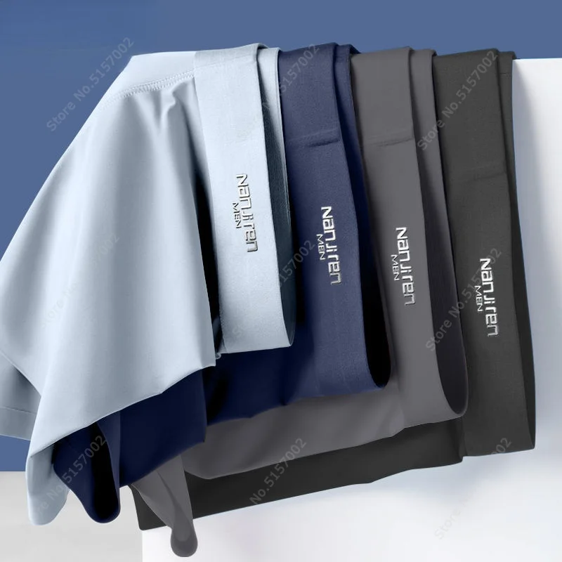 Xiaomi 4 pçs underwear masculino u convexo bolsa boxer dos homens de algodão calcinha masculina respirável boxer shorts plus size M-4XL