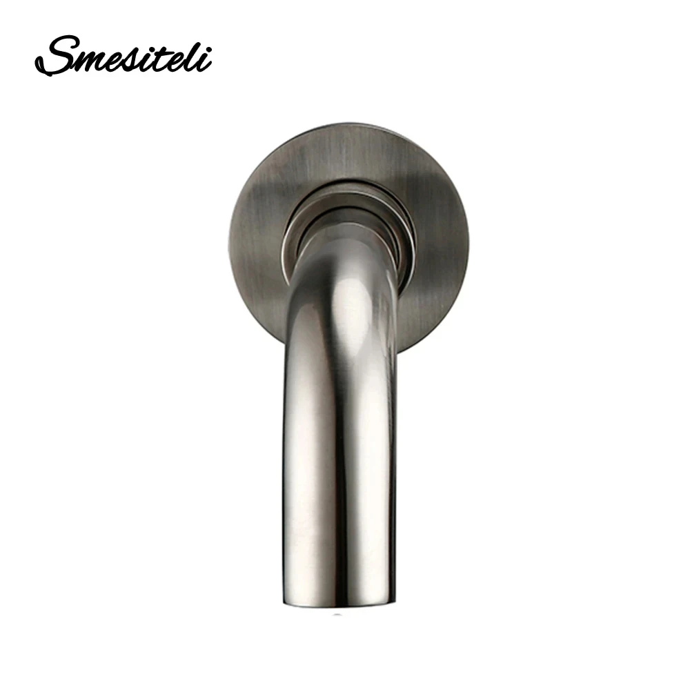 Basin Sink Faucet Bathroom Water Tap Spout Smesiteli Brass Brushed Chrome Vanity Tapware