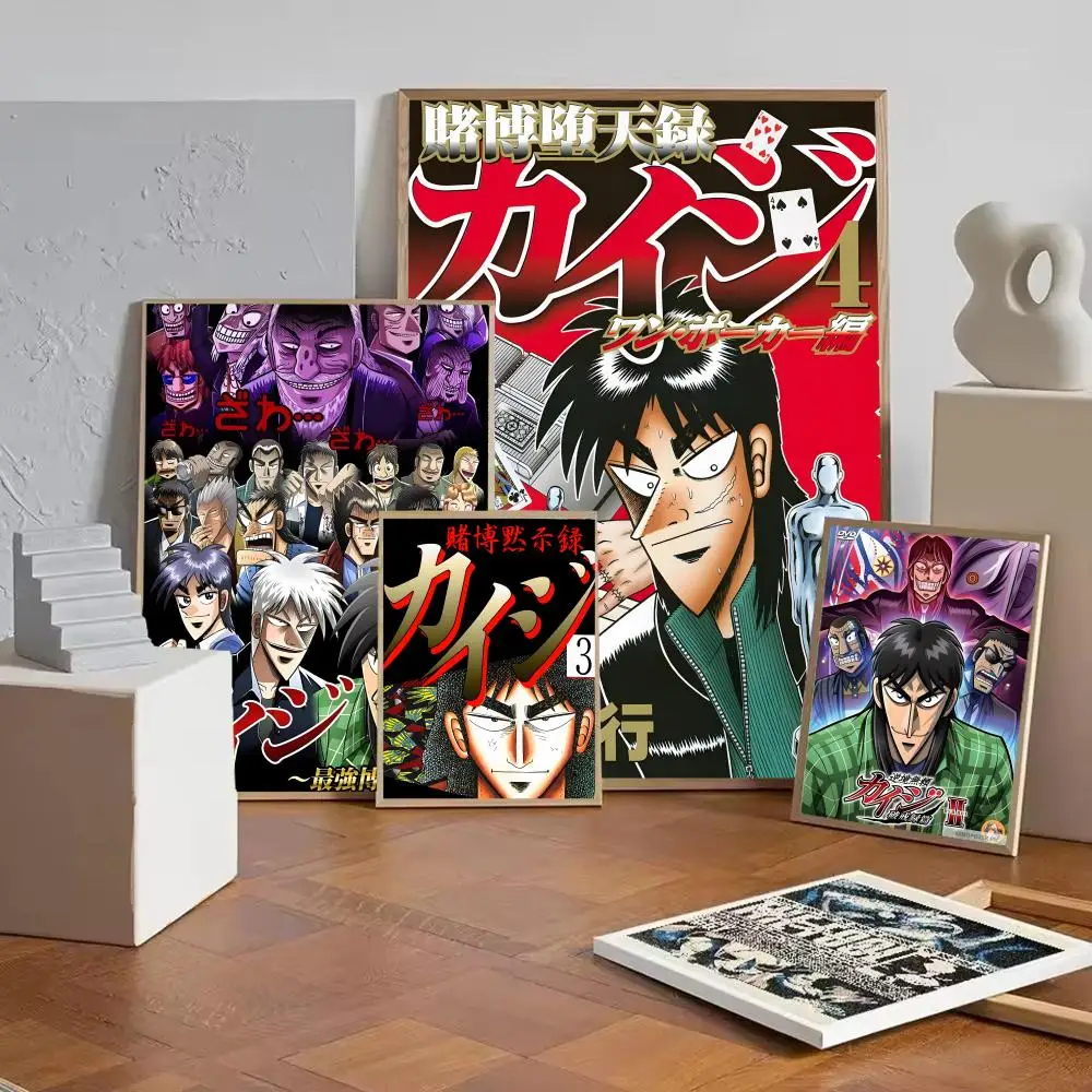 Anime K-Kaiji Hakairoku Poster Decorative Wall Art Stickers Mural Photo Print for Home Living Room Hallway Decor
